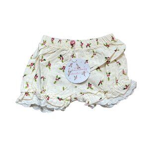 NWT SweetHoney Cream Holly Bloomers 4T